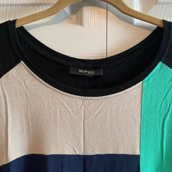 Plus Size Style & Co Multi-Color Tunic - Picture 3 of 4